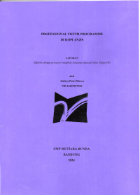 Image of Professional Youth Programme di Kopi Anjis