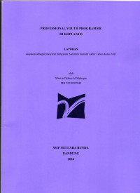 Image of Professional Youth Programme Di Kopi Anjis